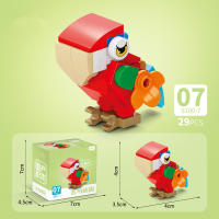 Bloques De Construcción De Animales Del Mundo Insecto Scorpion Mantis Hormiga Araña Pájaro Marino Regalo Para Niños Adornos De Escritorio Bloques Pequeños Compatible Con Lego ABS Sin Batería - details 43