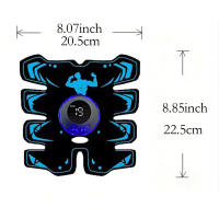 Estimulador Muscular EMS Recargable Por USB 3 En 1 Entrenador De Brazo ABS Y Abdominales Con Almohadillas Inteligentes Para Fitness Y Modelado Corporal - details 4