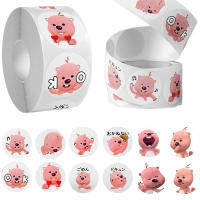 500pcs/Roll Pegatinas De Castor Cartoon Pequeño Y Lindo Loopy Kawaii Para Laptop Taza De Agua Libro Móvil Regalo Para Niños - details 0