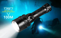 Linterna De Buceo LED Potente T6/L2 Profesional Antideslizante IP68 Impermeable Con Batería 18650 Para Aventuras Al Aire Libre - details 0