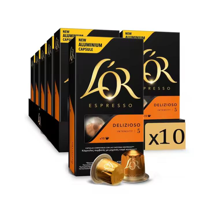Pack de 10 - CAFE L`OR CAPSULAS DELIZIOSO 10 UND 52 G - 1