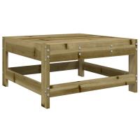 vidaXL Taburete de jardín madera maciza de pino Pino natural, Pino blanco, Pino gris Conjunto Terraza Muebles Jardín Exterior Juego de Muebles de jardín Mueble Jardín Exterior Muebles de Salon Exterior - details 4