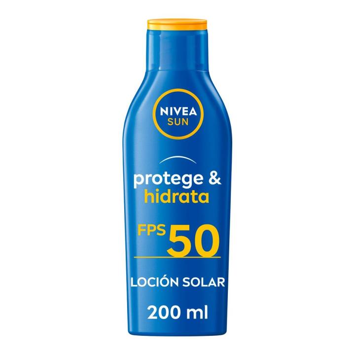 NIVEA SUN Protege & Hidrata SPF50+ Muy Alta Protección 200 ml — oferta en Miravia