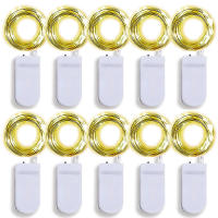 10 Pack Luces Faeir LED Operadas Por Batería Cadena De Luces De Moscas Estrelladas Luna Para DIY Boda Fiesta Dormitorio Patio Navidad - details 0