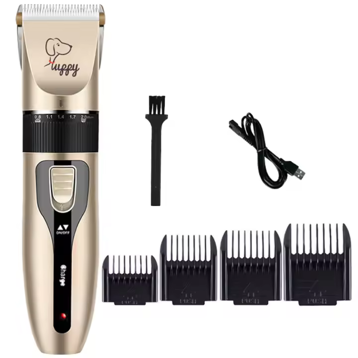 Perro Gato Clipper pelo Clippers grooming haircut PET Shaver conjunto completo mascotas recargable profesional cortador máquina de Corte - 1