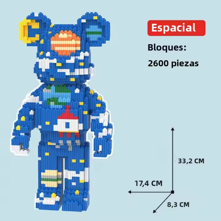 Juguete DIY Para Niños Muñeco De Carbono Mini Amoroso Con Luz Y Bloques De Construcción Micro Ladrillos Regalo De Navidad O Cumpleaños Unisex ABS Plástico Tamaño Pequeño Compatible Con Lego - 1