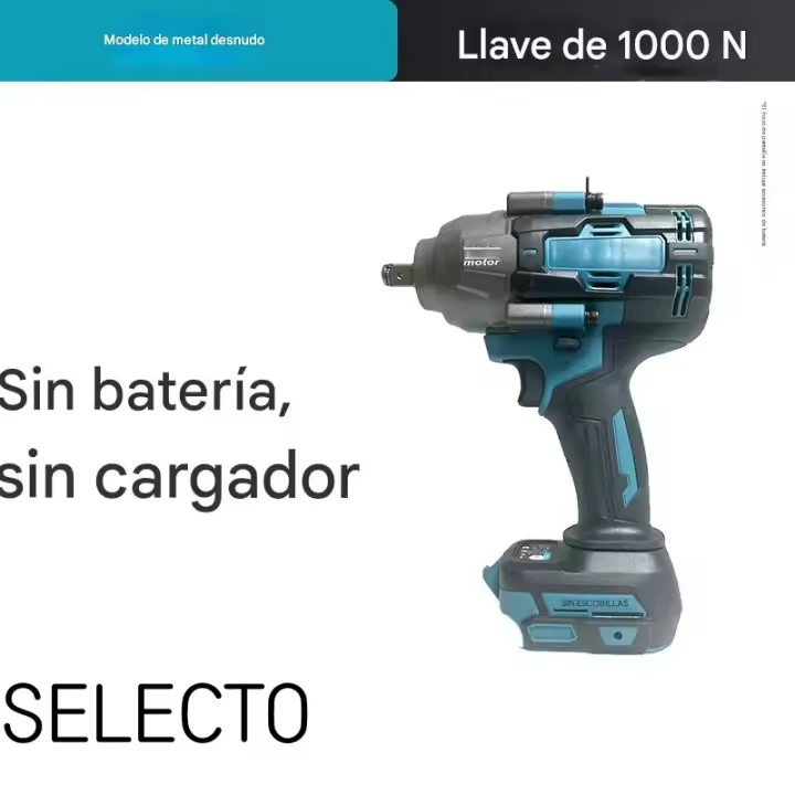 Industrial Grade] 600N-m alto par tecnología alemana llaves eléctricas sin escobillas Llaves de impacto recargables para gasolina/construcción/mantenimiento pesado Alta eficiencia y durabilidad - 1