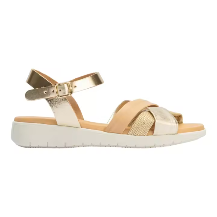 Shoes Sandalias marca Pitillos para mujer en color oro - 1