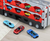 Coche De Carreras Deportivas De Aleación Grande Con Múltiples Rutas Y Deformaciones Para Almacenamiento En Transportador Inertial Juguetes Y Regalos Para Niños - details 9