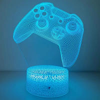 Lámpara De Ilusión 3D Control De Juego Luz Nocturna Para Habitación De Juegos Decoración Para Habitación De Niños Regalos De Navidad Y Cumpleaños Para Niños Y Niñas - details 4