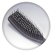 OLIVIA GARDEN  Cepillo Cabello Istyle - Cabello Fino - Color Gris Oscuro/Negro - details 0