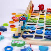 Juguetes Educativos Montessori De Madera Para Niños Con Animales De La Selva Atracción Magnética Bloques De Construcción Para Juego Activo En El Jardín De Infantes - details 14
