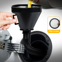Funel De Aceite Para Coche Y Motocicleta Plegable Herramienta De Transferencia De Combustible Filtro Antidesbordamiento Plástico Para Automóviles - details 17