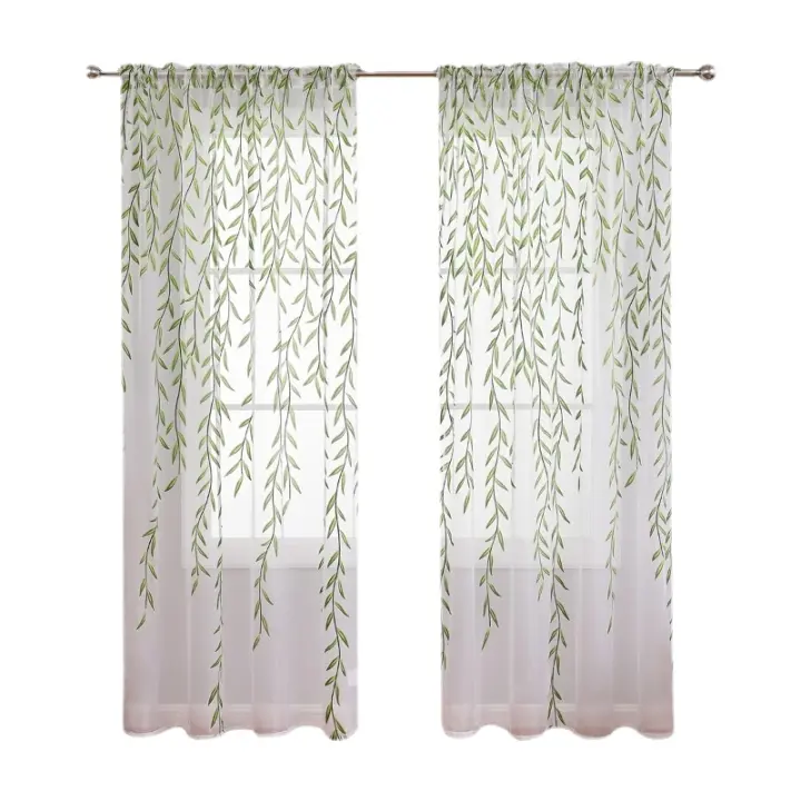Mimbre-Sala de estar silencila, dormitorio Cortinas, one Pieza, W:140cm * L:260cm, a través de Varilla - 1