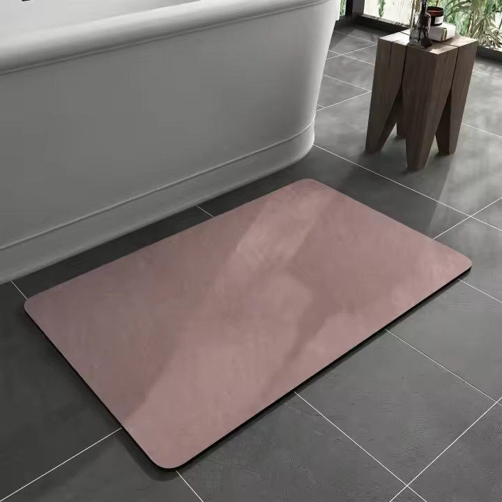 VIKAMA Alfombra De Baño Antideslizante Diatomea Absorbente Y Secado Rápido Material PVC Rectangular Para El Hogar Y El Dormitorio - 1