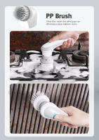 Cepillo De Limpieza Eléctrico Multifuncional Recargable 3 En 1 Para Cocina Baño Y Ventanas Cepillo Rotativo Para El Hogar Material Plástico - details 3