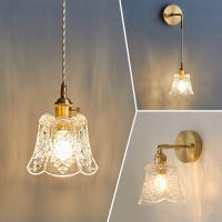 Lámpara Colgante De Vidrio Vintage Con Estilo Nórdico Para Dormitorio Y Restaurante 3 Estilos Decoración De Pared Lámpara De Mesa - details 0