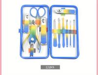 Set De Manicura Y Pedicura 7-16 Pcs Con Colores Gradientes Herramientas De Corte De Uñas Profesionales De Acero De Alta Calidad Para Viajes - details 9