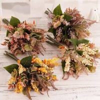 Flores De Lavanda Artificiales Nórdicas Lindas Para Decoración De Casamiento Y Hogar Alta Calidad Falso Plantón Para Mesa De Otoño - details 2