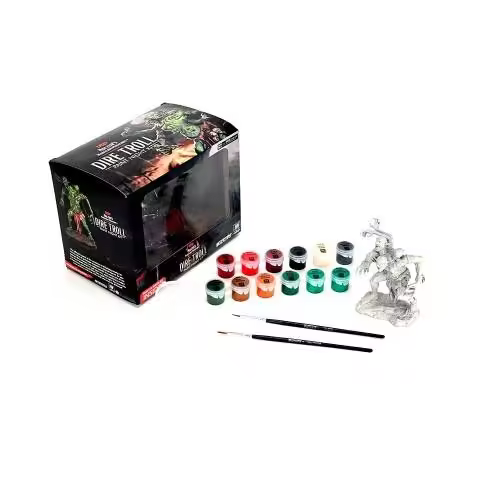 WizKids. Kit 12 Pinturas con Miniatura Dire Troll - 1