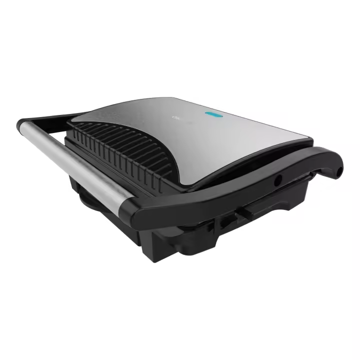 Parrilla Eléctrica Cecotec Rock’nGrill Dark 1000W – Revestimiento de Piedra, Placa Flotante, Libre de PFOA y PTFE - 1