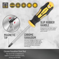Juego De Destornilladores Magnéticos Con Estuche 43/42 Piezas Incluye Slotted Phillips Hex Pozidriv Torx Herramientas De Precisión Para Hombre - details 3