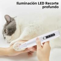 Afeitadora Eléctrica Para Pies De Mascotas Con Luz Trimmer De Pelo Para Gatos Y Perros Herramienta De Cuidado Y Aseo Para Animales - details 1