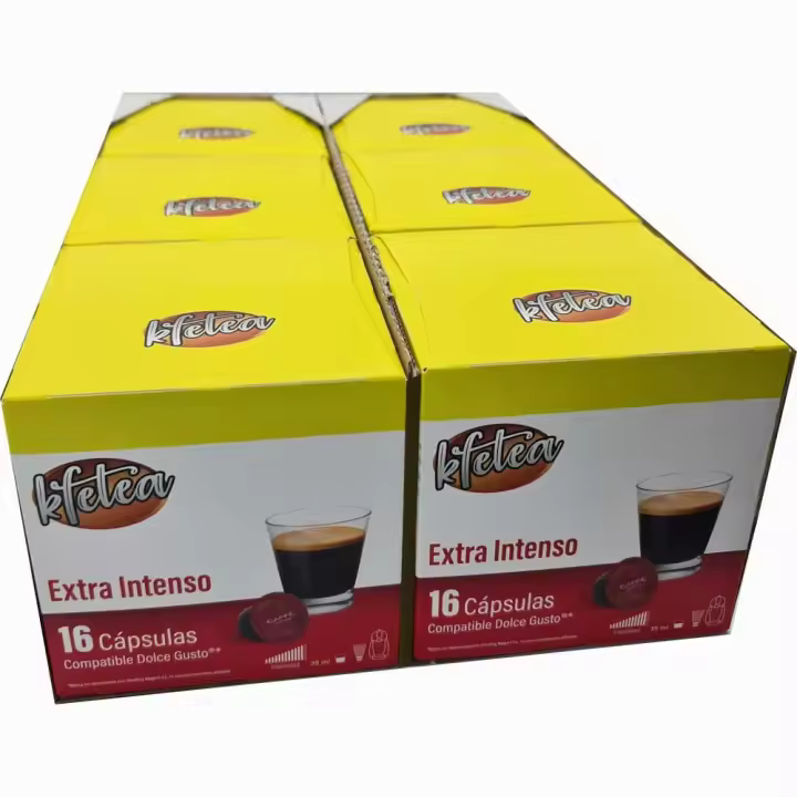 Extra Intenso Kfetea 6 cajas de 16 capsulas compatibles Dolce Gusto - 1