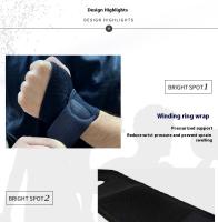 Brazalete De Soporte Para Hombres Y Mujeres Transpirable Para Deportes Como Gimnasio Voleibol Baloncesto Alivio Del Dolor De Tendón Y Articulaciones - details 3