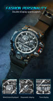 Reloj De Pulsera Militar Deportivo Para Hombre SANDA 3133 G Style 50M a Prueba De Agua Resistente Al Shock Con Cuarzo Digital Y Luz LED - details 2
