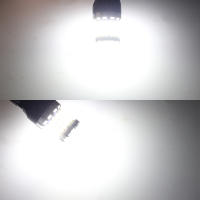 Bulbos De Luz Trasera LED BMTxms 2Pcs T20 7443 W21/5W Canbus Freno Retrovisor Sin Hiper Destello Luz Roja Blanca Para Coche - details 12
