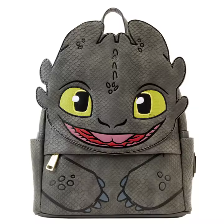 LOUNGEFLY MOCHILA Desdentao Como Entrenar a tu dragón Desdentao hombre mujer  Toothless  How to train to your dragon Backpack Furia nocturna - 1