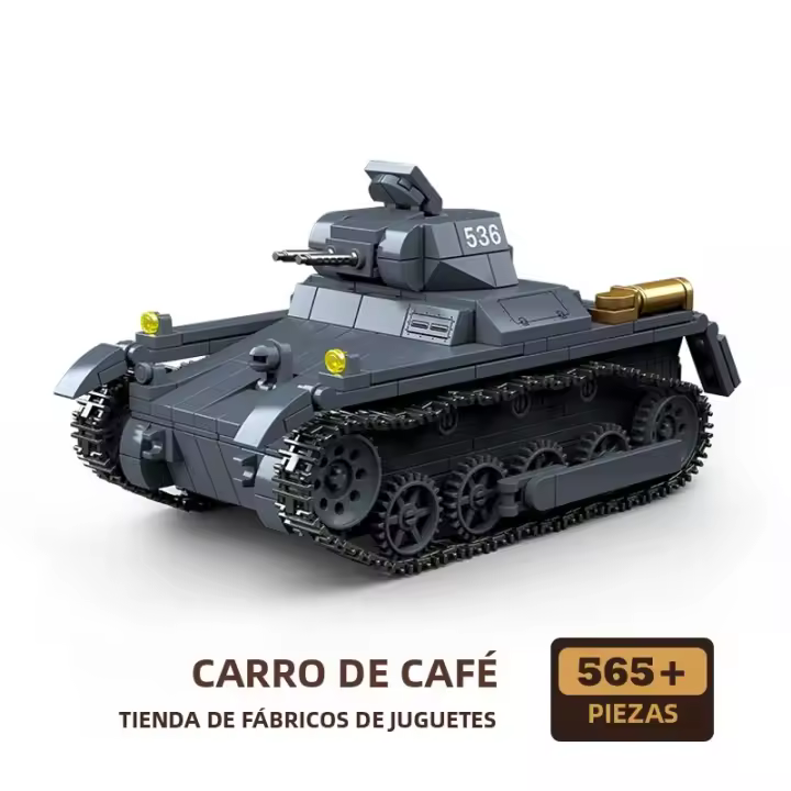 Modelo De Tanque Militar De La Segunda Guerra Mundial En Bloques De Construcción Clásico Vehículo Ligero Armado Juguetes Para Niños Regalos De Navidad - 1