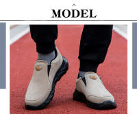 Zapatos Casuales Para Hombre Loafers Retro Hechos a Mano Suela EVA Transpirables Zapatos Casuales De Verano Y Otoño - details 5