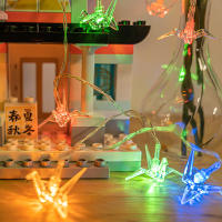 Luces De Hilo De Mil Papel Con Animal Para Decoración De Habitación Navidad Y Fiesta 6M 40LED Luces Decorativas Para Jardín Patio Hogar - details 12