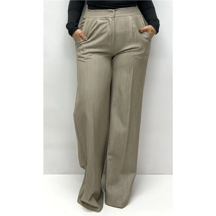 Pantalon Palazo Taupe - 1