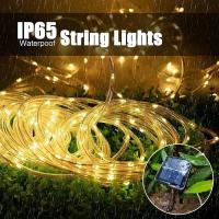 1Pc Luces De Fairy LED Solar Para Exterior Impermeable Cadena De Luces Para Jardín Camino Árbol De Navidad Fiesta Patio Decoración - details 0