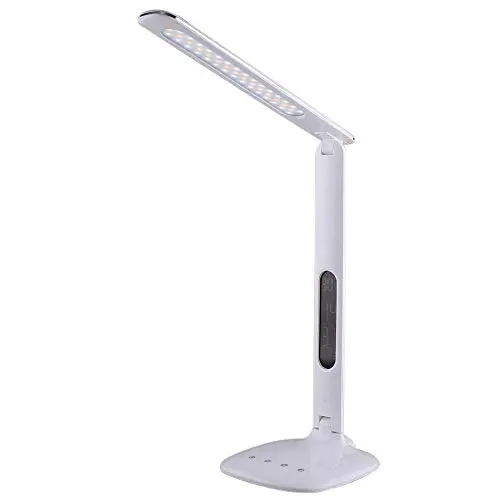 LAMPARA LED DE MESA 8W ALUMINIO COLOR BLANCO - 1
