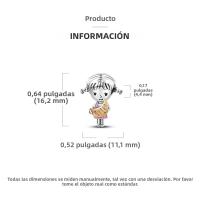 Encantadores Colgantes De Animales De Plata Para Mujer Joyería De Pulsera Y Collar Con Encantos De Pingüino Y Aguacate Pulsera De Bangle - details 97