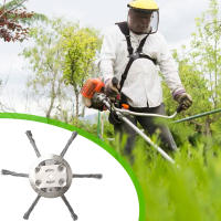 Cabeza De Pilón Para Jardín Universal Cepillo De Maleza Trimmer De Hierba Rueda Desoxidante Para Motosierra Acero Al Aire Libre - details 8
