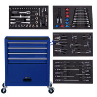 AREBOS Carro de Herramientas Carro de Taller con 4 Cajones inkl. Tools - details 7