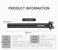 HOMHIN Poste De Silla De Bicicleta De Aluminio Aleación 25.4 27.2 31.6mm MTB Montaña Carretera 300/350 Piezas Para Tubo De Silla - details 1