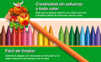 BIC Pack Coloreado - Set de 12 lápices de colores Evolution, 12 ceras Plastidecor y 12 rotuladores lavables Kid Couleur - details 1