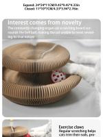 Tablero De Rasguñar Para Gatos Organ Con Campana Juguete Para Gatos Plataforma De Subida De Papel Ondulado Para Moler Uñas - details 3