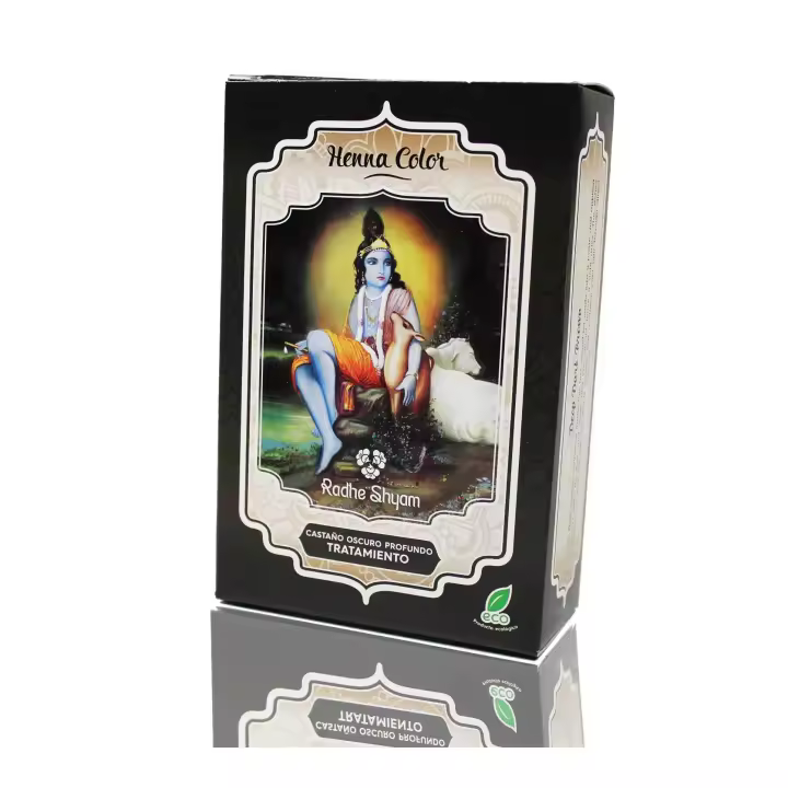 Henna Radhe Castaño Oscuro Profundo Tratam. 100 G - 1