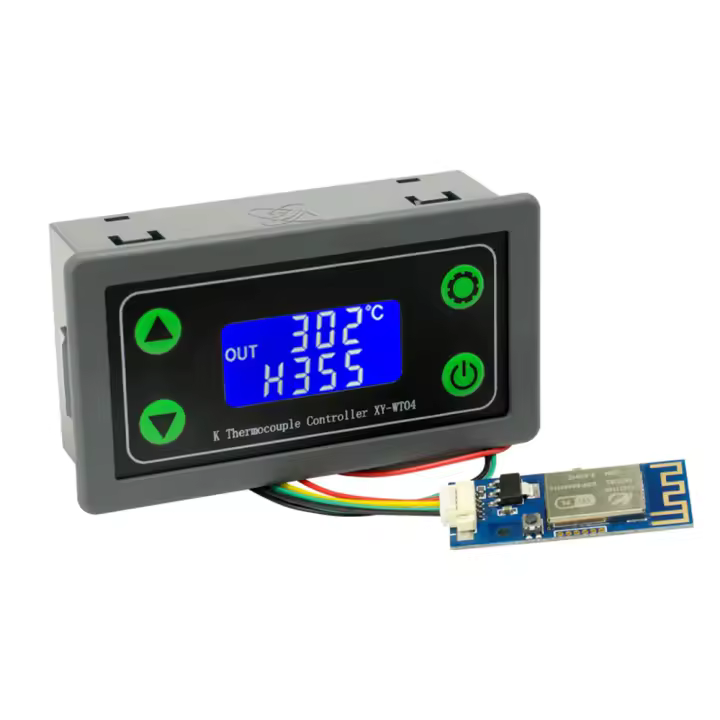 Controlador De Temperatura Digital WIFI Remoto Con Termocoplante K Rango De -99 a 999 Grados XY-WT04-W Para Uso Doméstico - 1