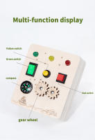 Tablero De Ocupaciones Para Bebés Montessori Con Interruptores LED Juguete Sensorial De Madera Juegos Para Niños Regalos Educativos - details 8