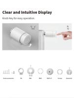 Actuador De Radiador Inteligente Tuya ZigBee TRV Válvula Termostática Remota Controlador De Temperatura Alexa Google - details 6