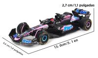 Modelo De Coche De Colección Bburago 1:43 Alpine F1 Team 2024 A524 Con Pierre Gasly Y Esteban Ocon Aleación De Metal Juguete Para Coleccionistas - details 1