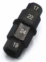 Herramienta De Remoción De Eje Del Neumático De Motocicleta 17mm 19mm 22mm 24mm Juego De Sockets Allen Hexagonales Para Motocicleta - details 1